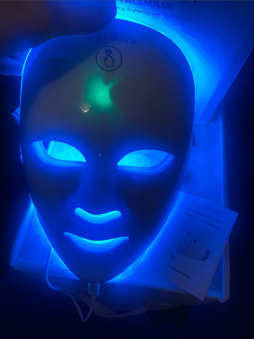 LED Facial Mask for Women Skincare - White, - Picture 14 of 17